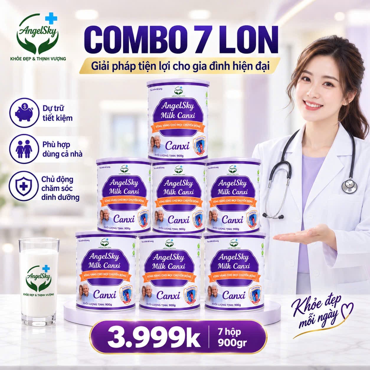 COMBO 7 LON SỮA